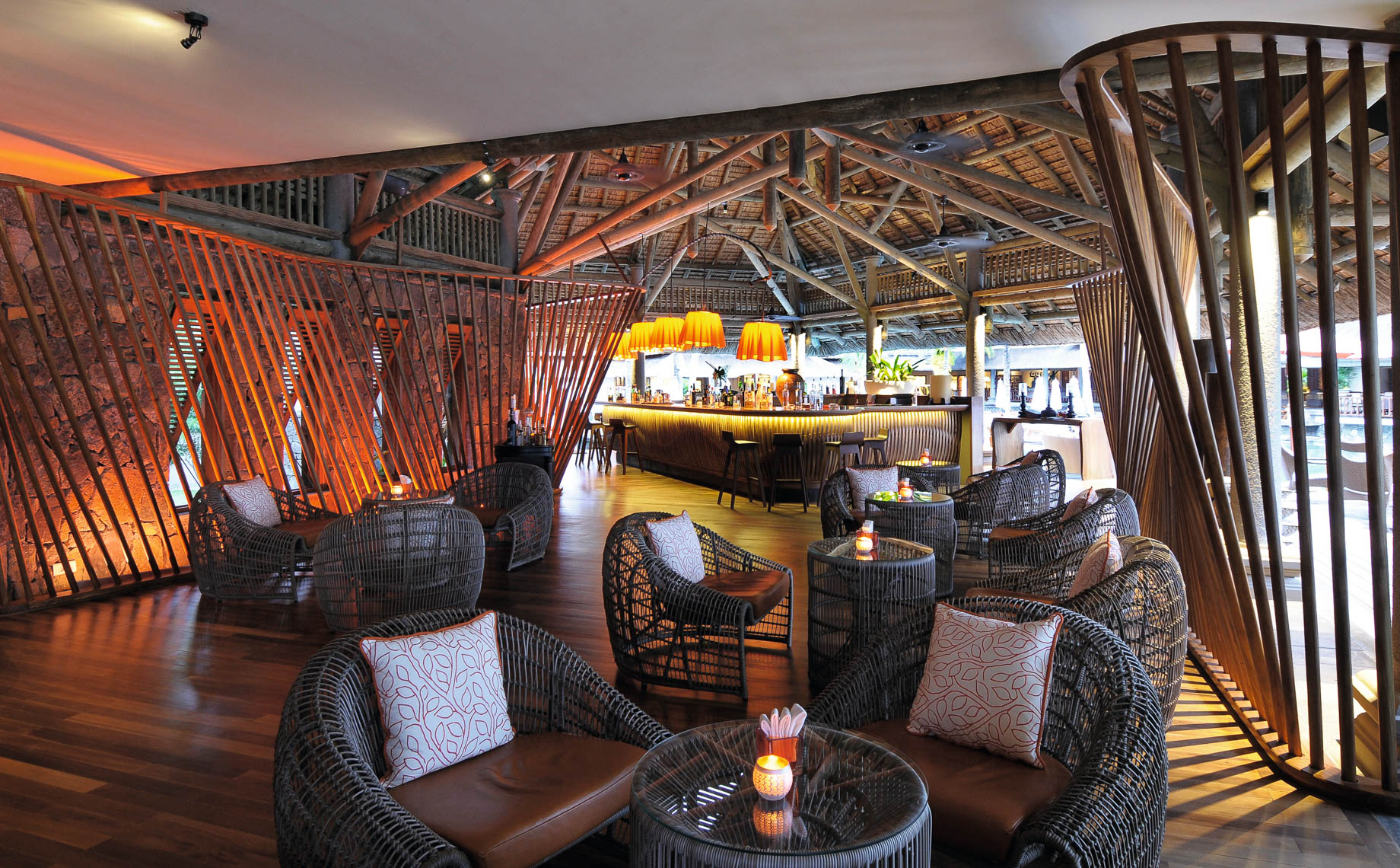 Constance Prince Maurice Resort – Mauritius – Laguna Bar Interior