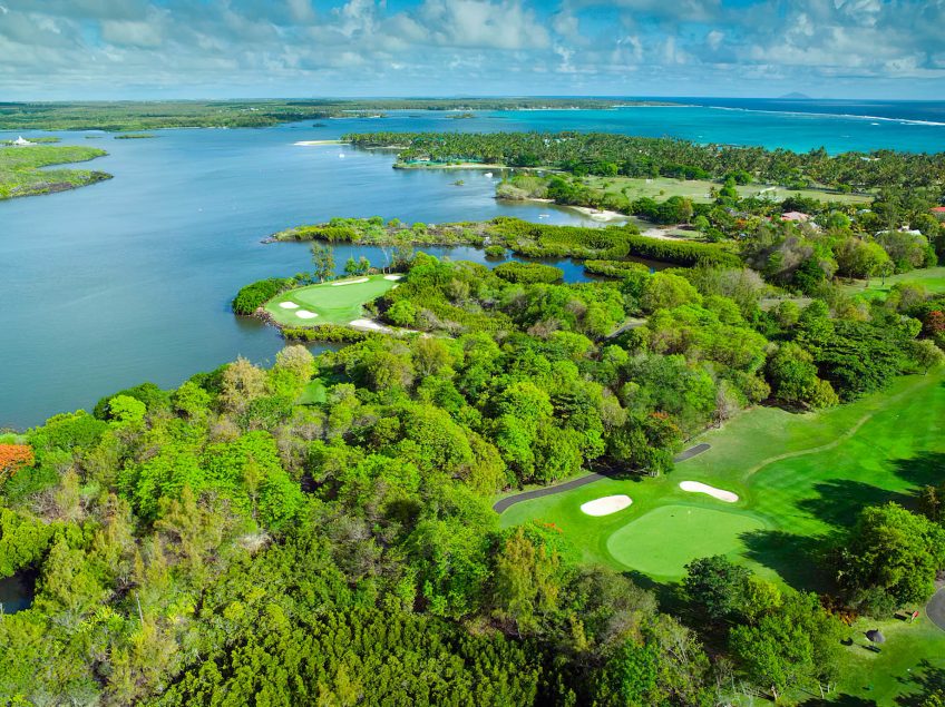 Constance Belle Mare Plage Resort - Mauritius - Golf Course Aerial View