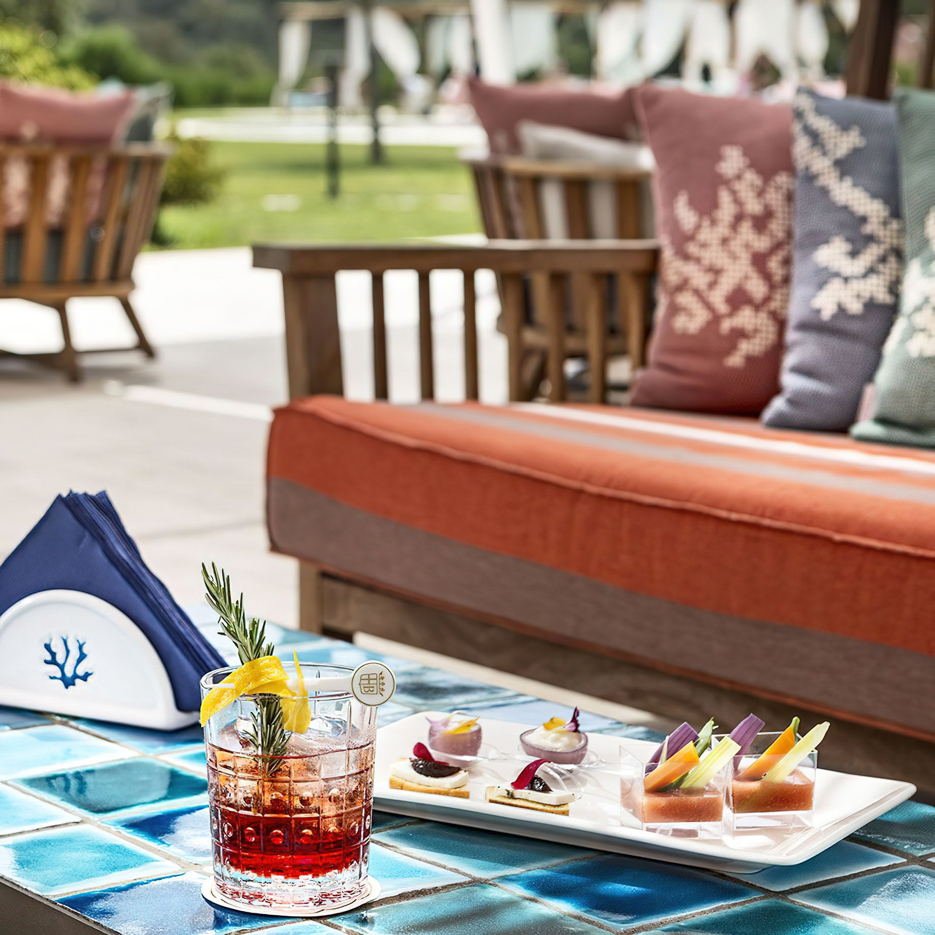 Baglioni Resort Sardinia - San Teodoro, Sardegna, Italy - Pool Bar Outdoor Drinks and Food