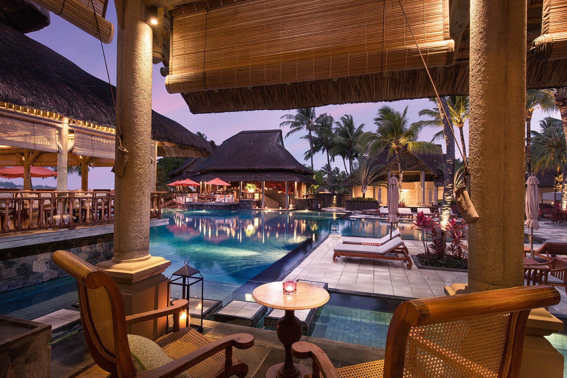 Constance Prince Maurice Resort - Mauritius - Lotus Lounge Poolside Bar