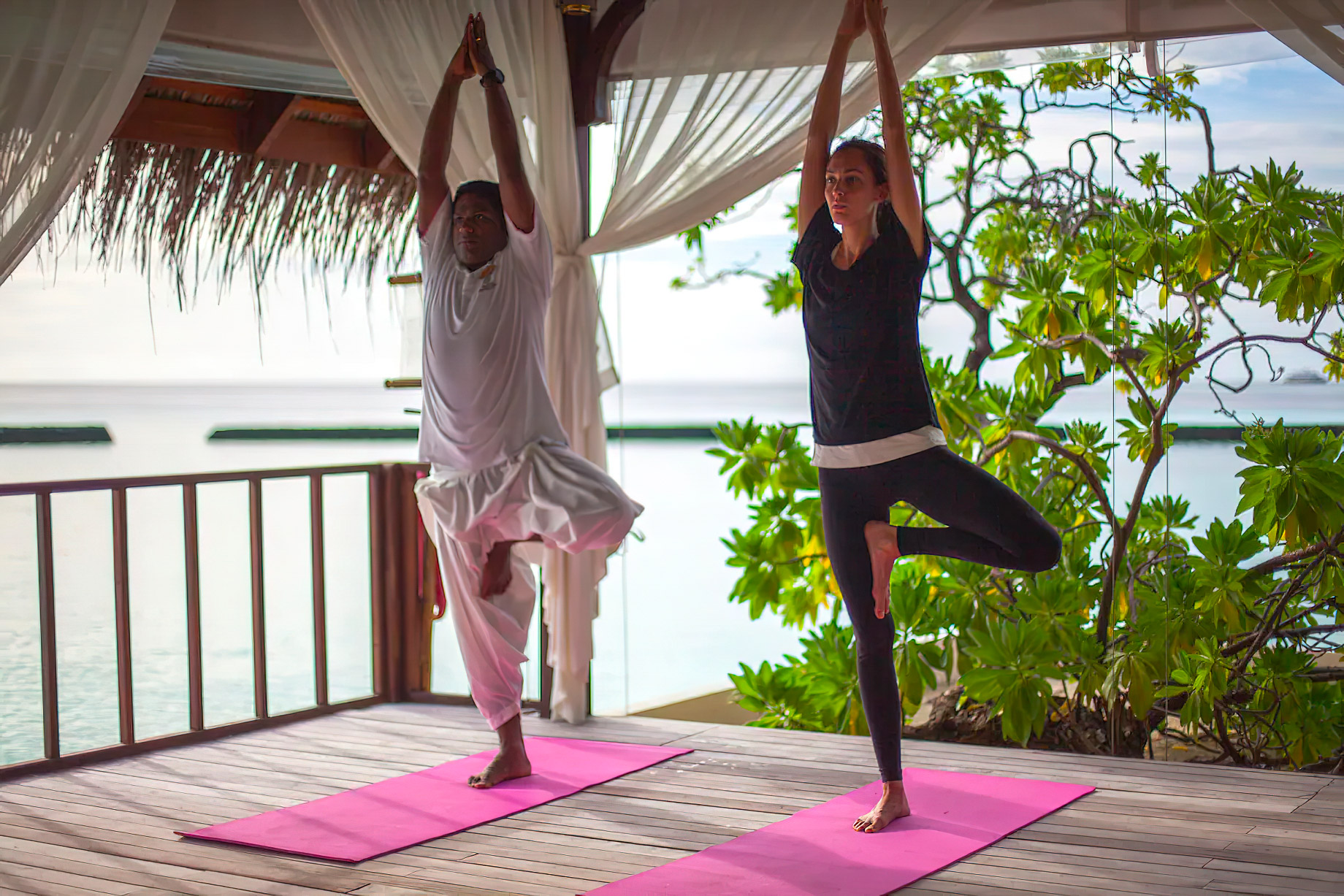Constance Moofushi Resort – South Ari Atoll, Maldives – Ocean View Yoga