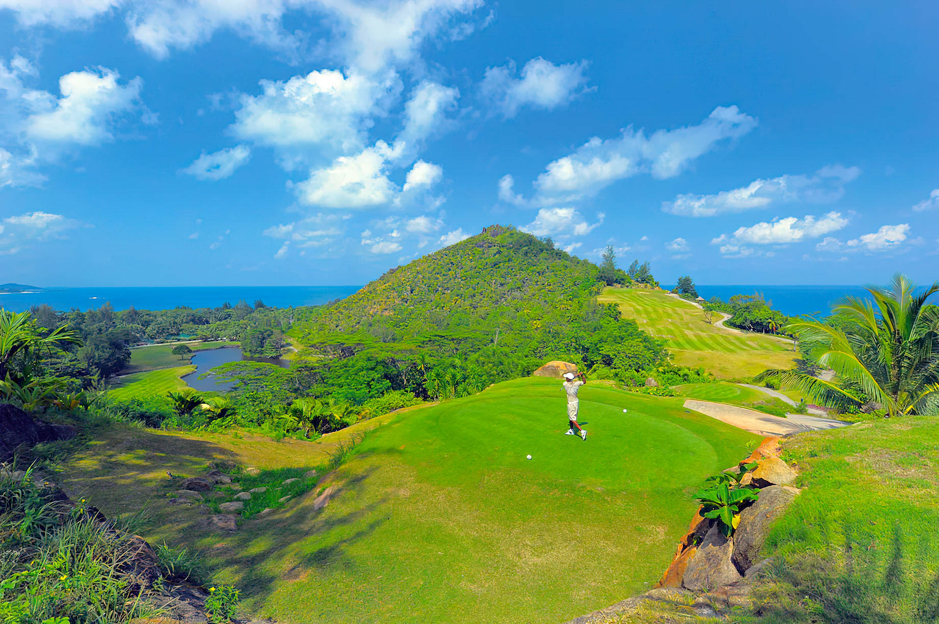 Constance Lemuria Resort - Praslin, Seychelles - Golf Course View