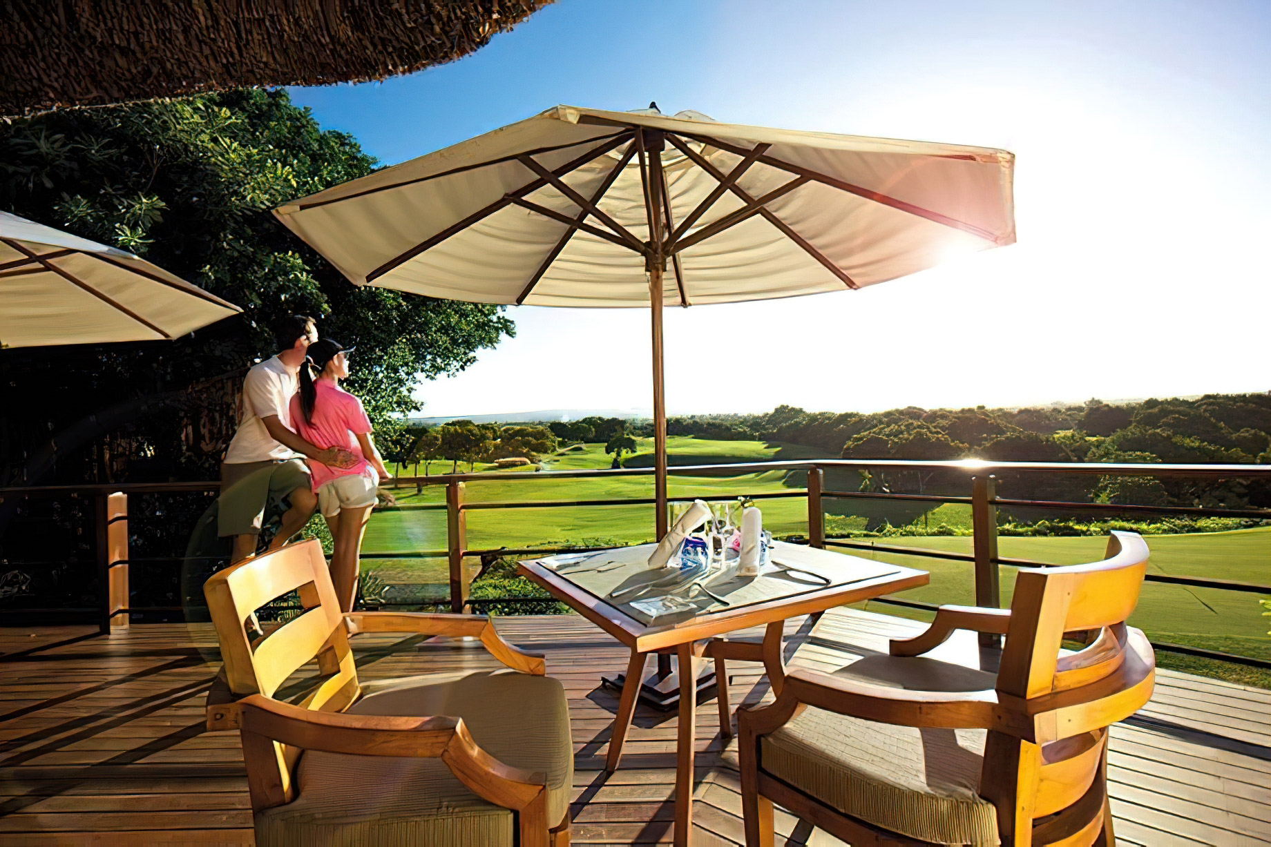Constance Belle Mare Plage Resort – Mauritius – Le Swing Restaurant Golf Course View