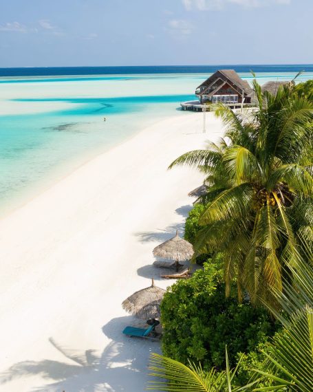 Anantara Thigu Maldives Resort - South Male Atoll, Maldives - Beach Aerial View