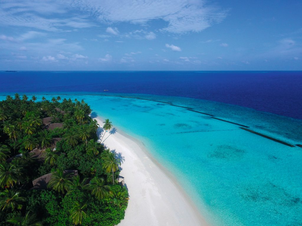 Constance Halaveli Resort - North Ari Atoll, Maldives - Beach Villas Aerial Ocean View