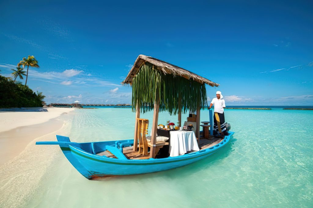 Constance Halaveli Resort - North Ari Atoll, Maldives - Private Dining Boat