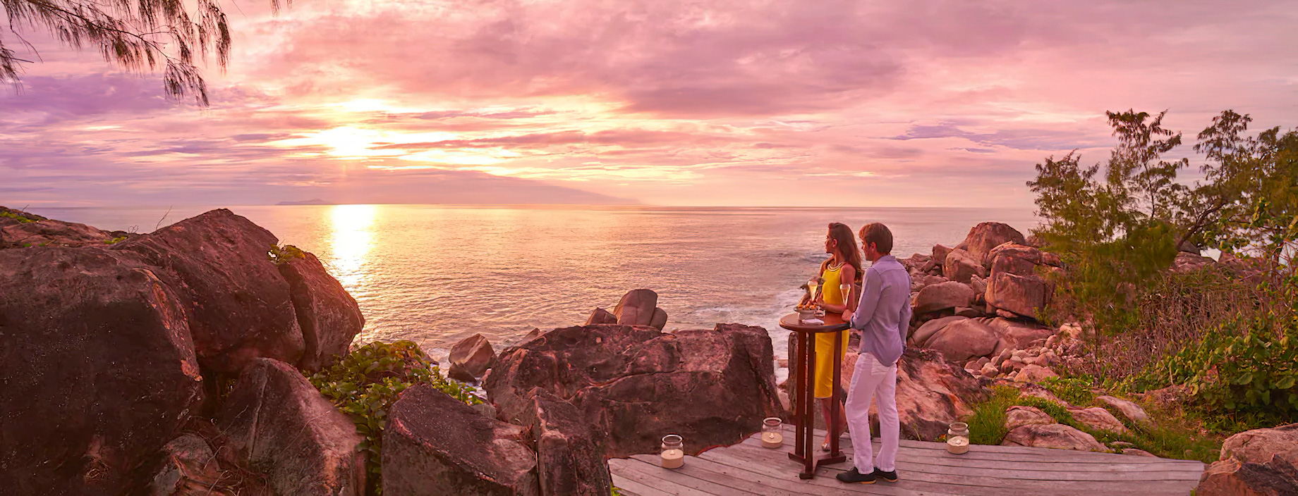 Constance Lemuria Resort – Praslin, Seychelles – Ocean View Sunset Cocktails