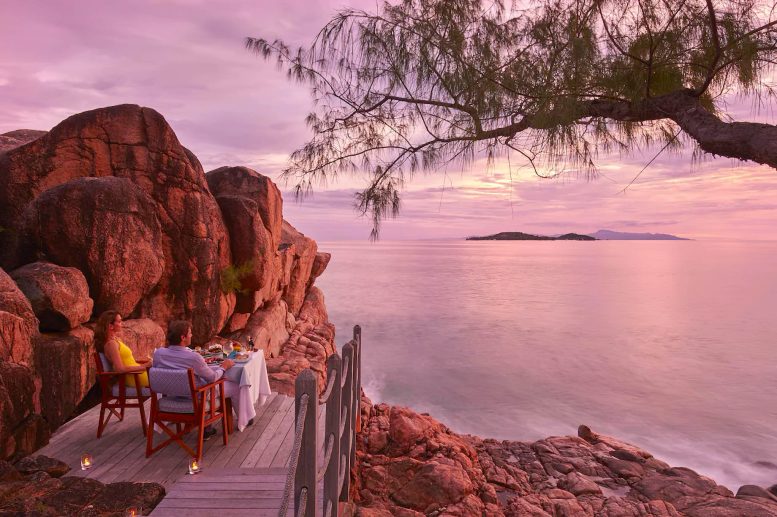 Constance Lemuria Resort - Praslin, Seychelles - Ocean View Sunset Dining