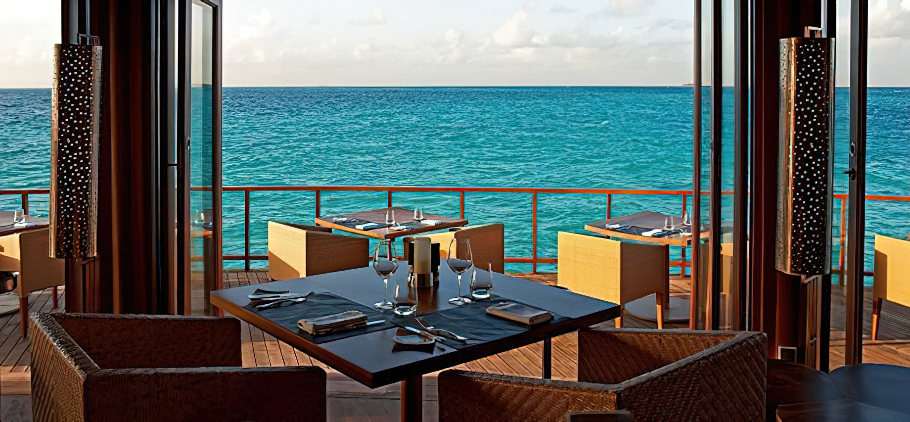 Constance Halaveli Resort – North Ari Atoll, Maldives – Jing Overwater Restaurant Ocean View