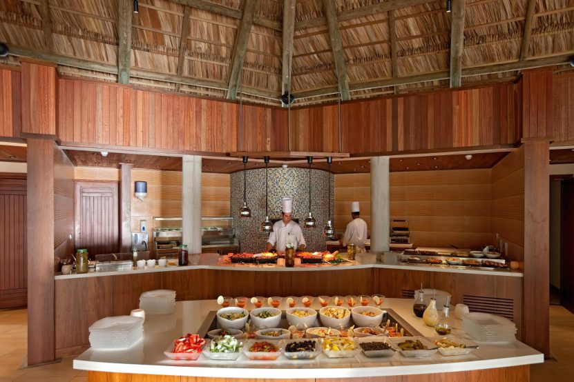 Constance Ephelia Resort - Port Launay, Mahe, Seychelles - Helios Restaurant Food Station