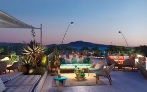 Baglioni Resort Sardinia - San Teodoro, Sardegna, Italy - Sunsert Terrace Bar Night