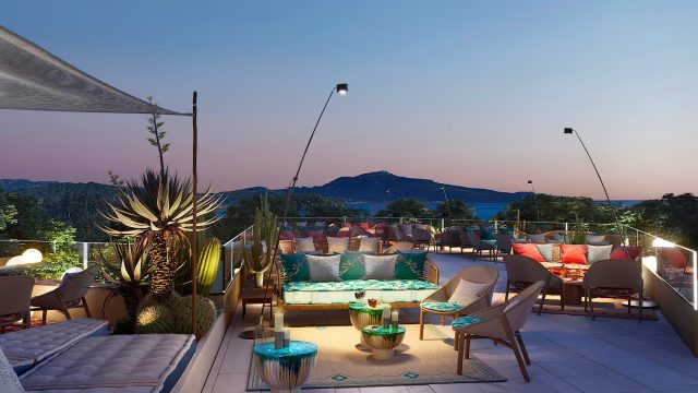Baglioni Resort Sardinia - San Teodoro, Sardegna, Italy - Sunsert Terrace Bar Night