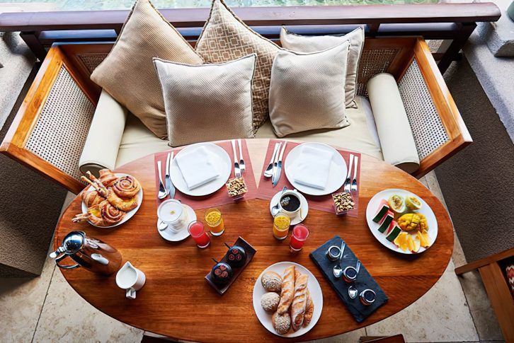 Constance Ephelia Resort - Port Launay, Mahe, Seychelles - Corossol Buffet Restaurant Table