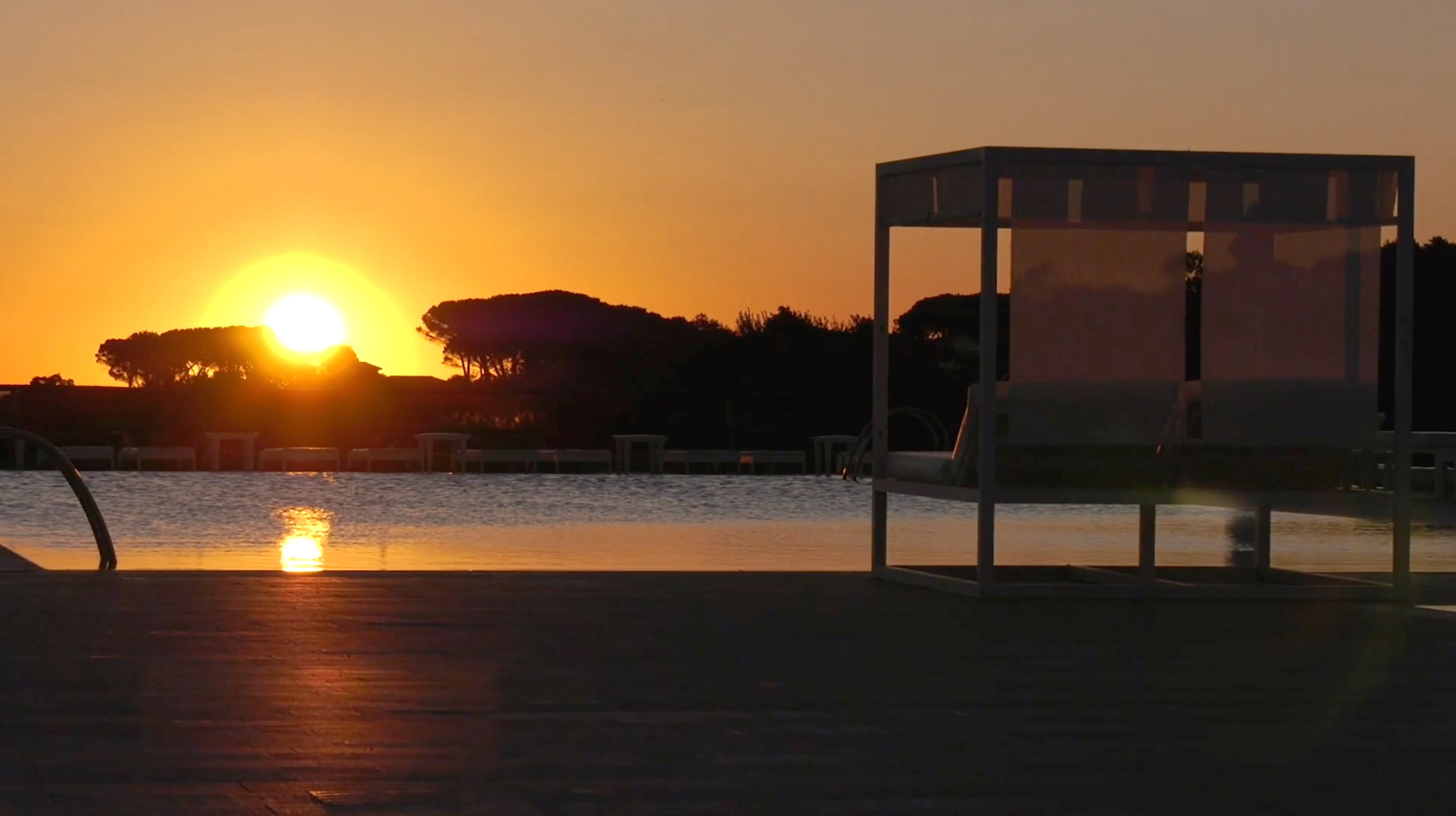 Baglioni Resort Sardinia – San Teodoro, Sardegna, Italy – Pool Sunset
