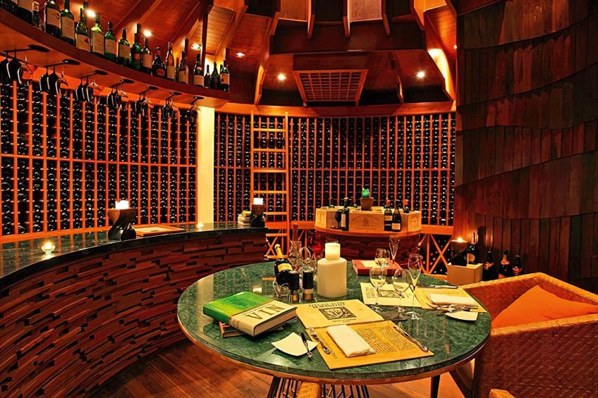 Constance Halaveli Resort - North Ari Atoll, Maldives - Jahaz Restaurant Wine Room
