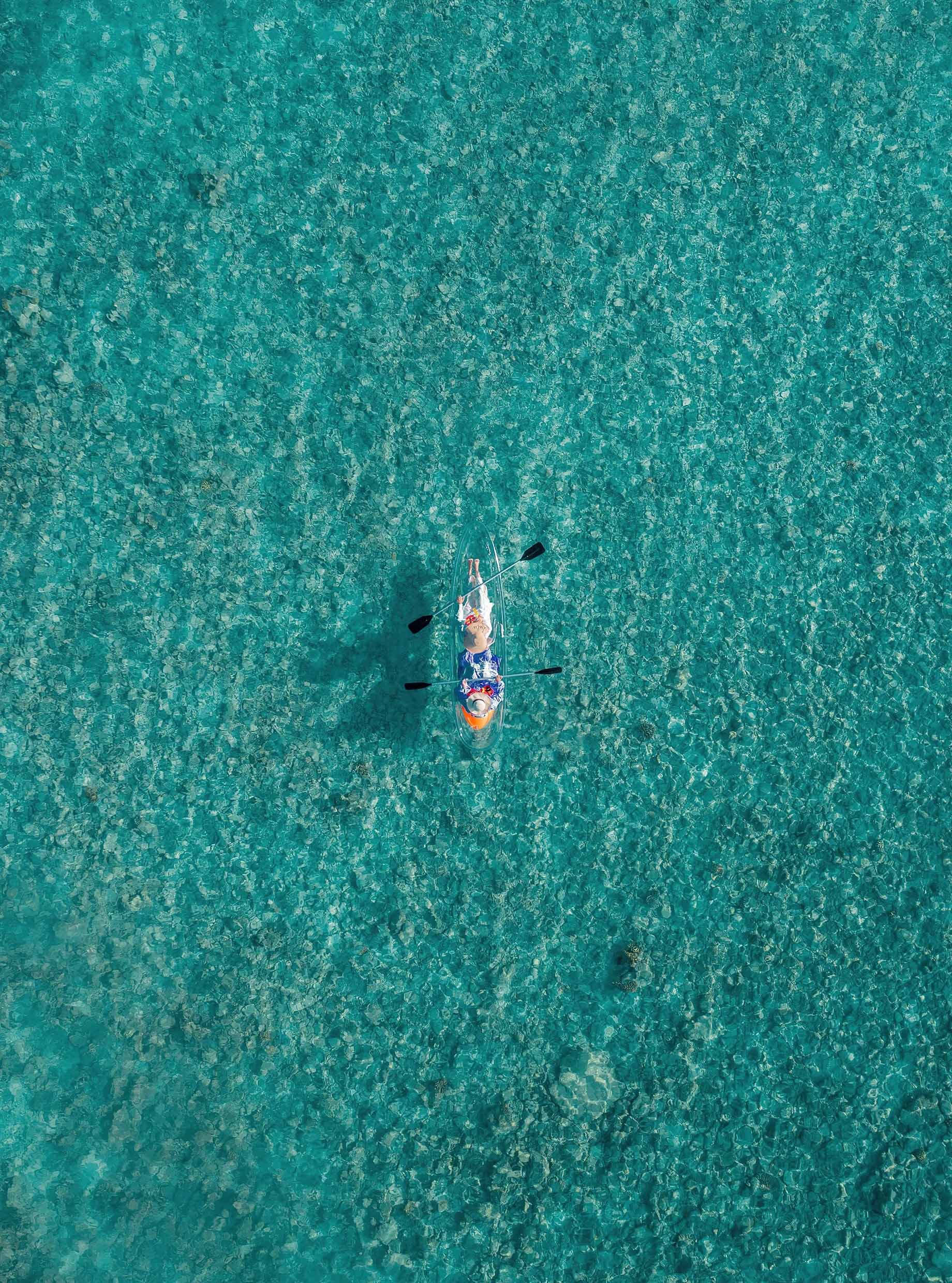 Anantara Kihavah Maldives Villas Resort – Baa Atoll, Maldives – Glass Kayak