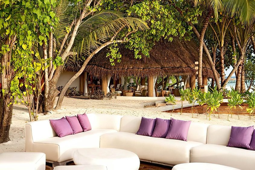 Constance Moofushi Resort - South Ari Atoll, Maldives - Outdoor Beach Lounge Chairs