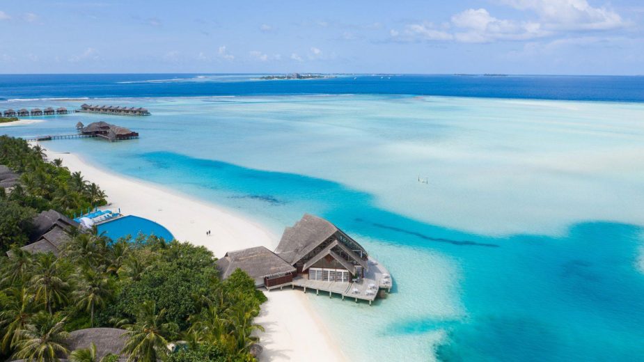 Anantara Thigu Maldives Resort - South Male Atoll, Maldives - Resort Aerial Ocean View
