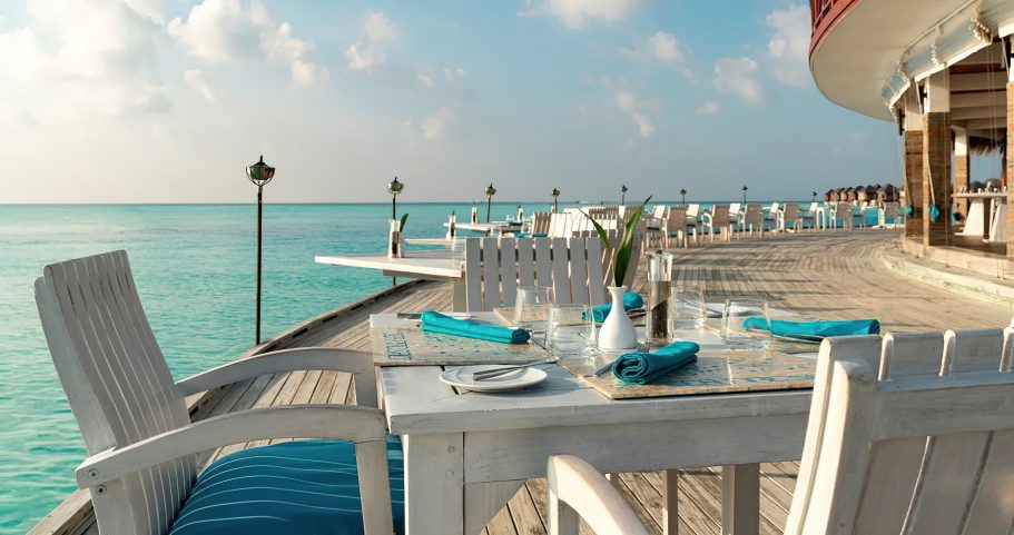 Anantara Thigu Maldives Resort - South Male Atoll, Maldives - Sea Fire Salt Overwater Restaurant