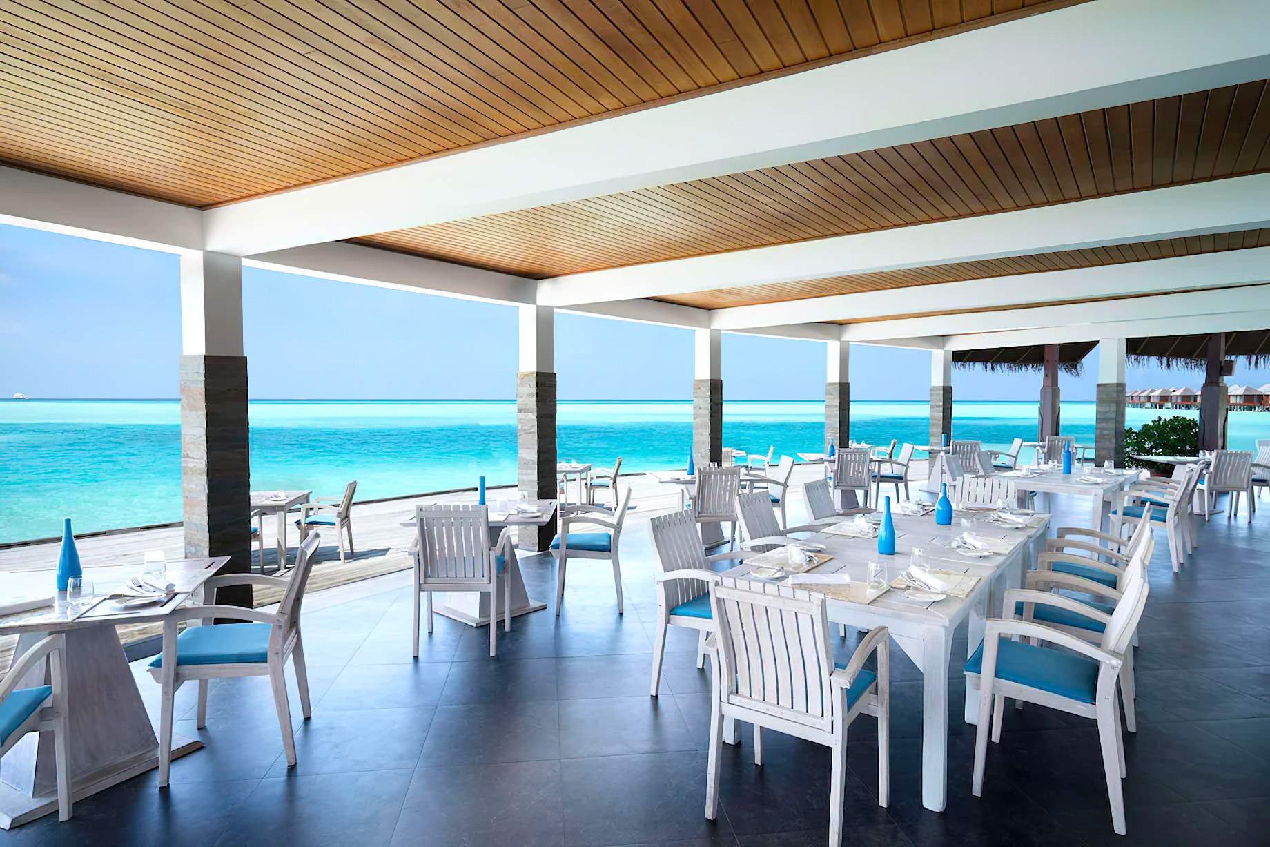 Anantara Thigu Maldives Resort – South Male Atoll, Maldives – Sea Fire Salt Overwater Restaurant