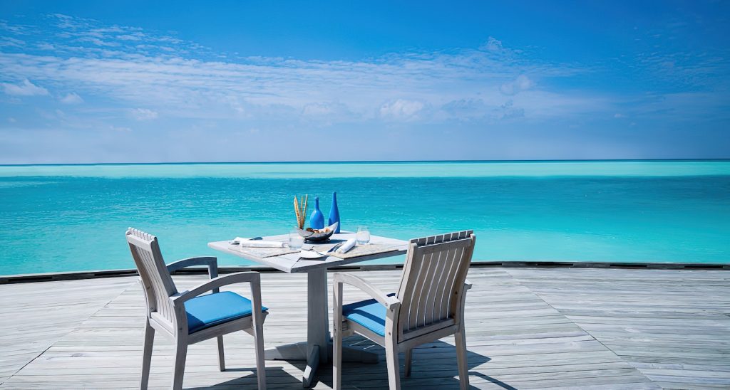 Anantara Thigu Maldives Resort - South Male Atoll, Maldives - Sea Fire Salt Overwater Restaurant Ocean View