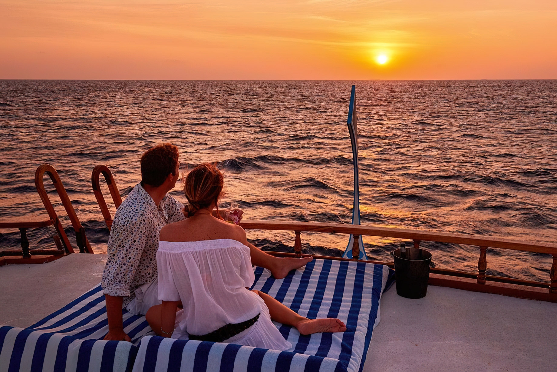 Constance Halaveli Resort – North Ari Atoll, Maldives – Private Sunset Boat Cruise