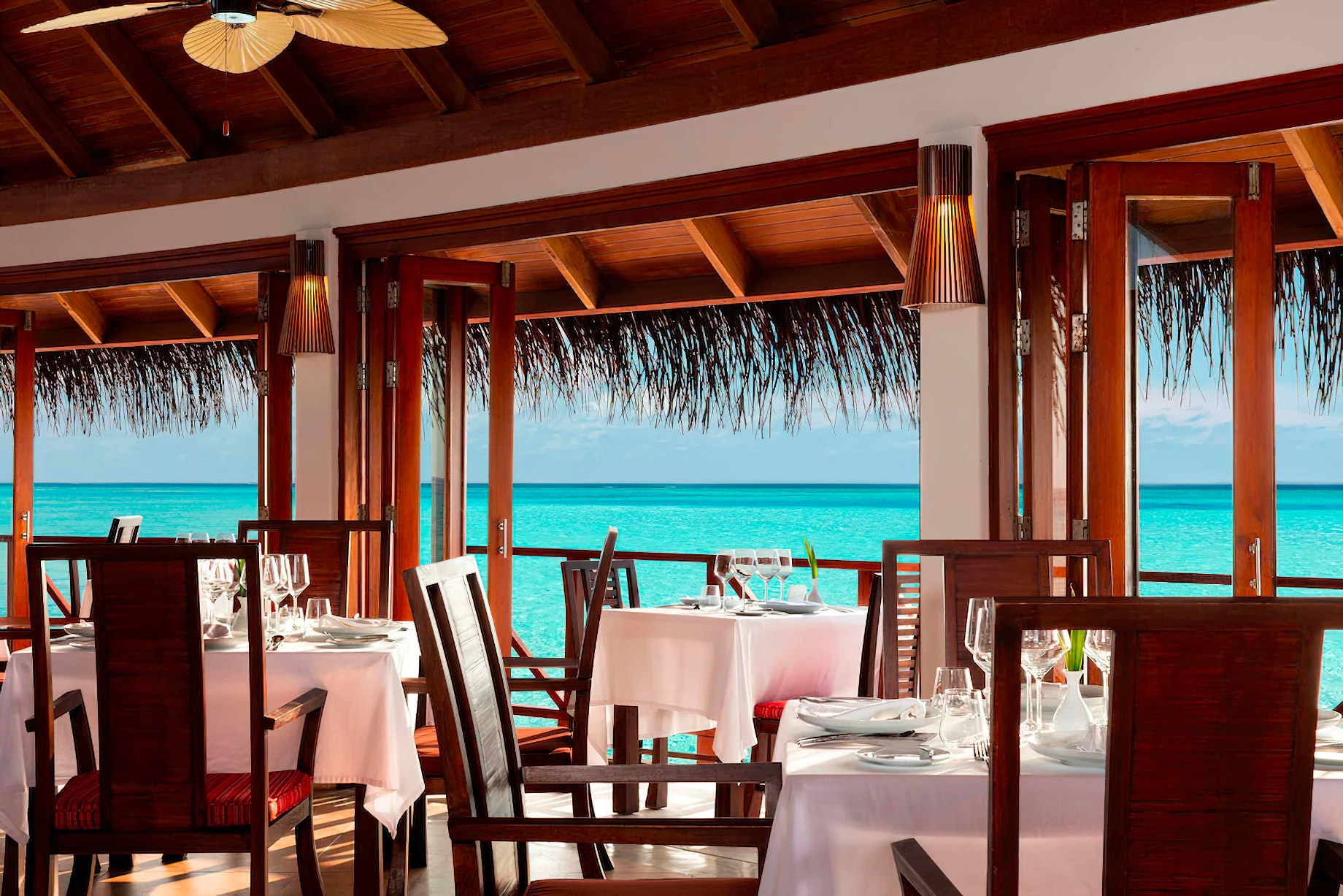 Anantara Thigu Maldives Resort – South Male Atoll, Maldives – Fushi Cafe Ocean View Dining