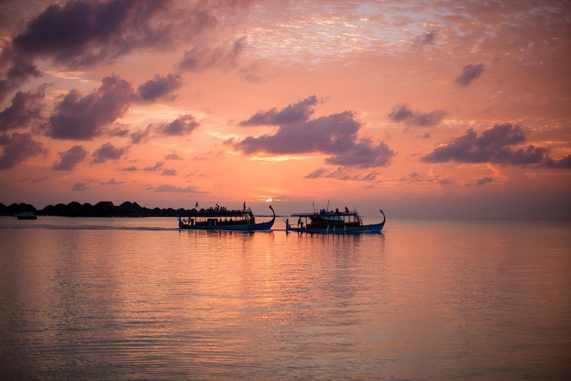Constance Halaveli Resort – North Ari Atoll, Maldives – Private Sunset Boat Cruise