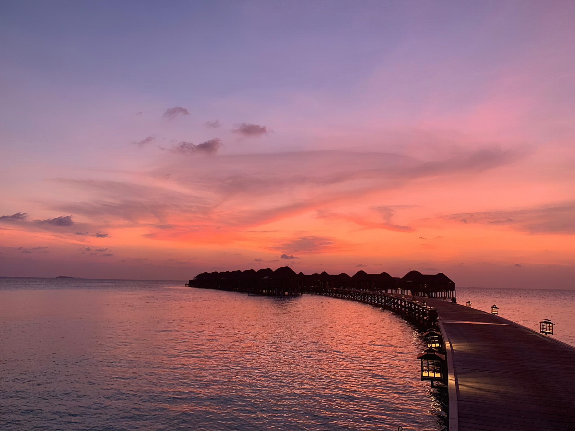 Constance Halaveli Resort – North Ari Atoll, Maldives – Overwater Villas Sunset View