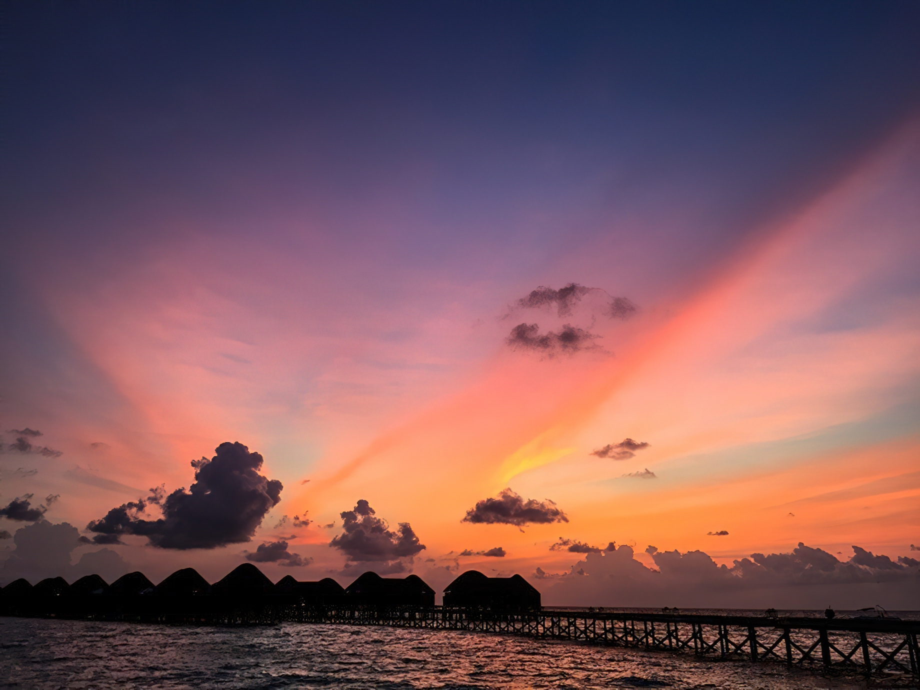 Constance Halaveli Resort – North Ari Atoll, Maldives – Overwater Villas Sunset View