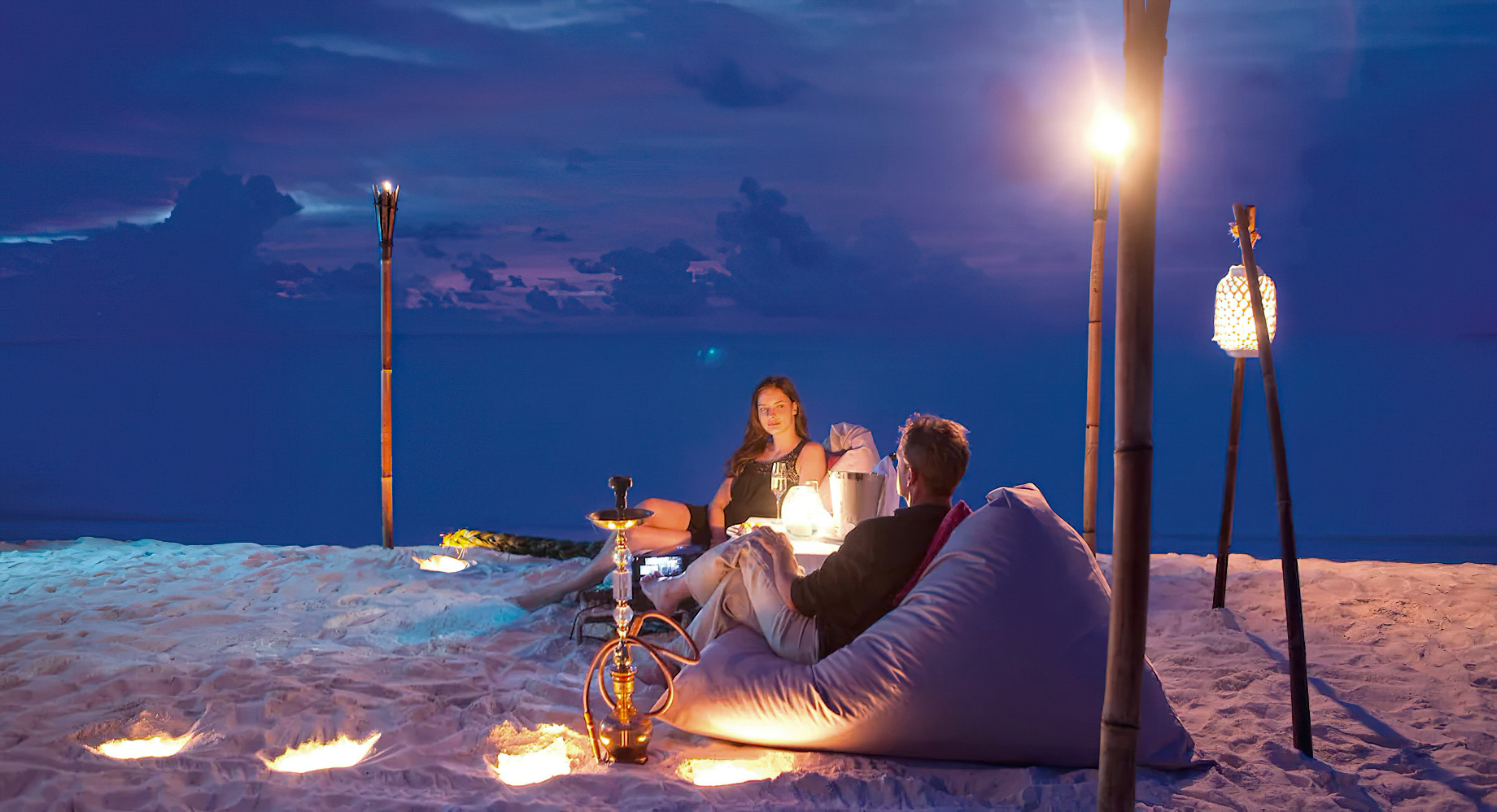 Constance Moofushi Resort - South Ari Atoll, Maldives - Beach Movie Night Ocean View