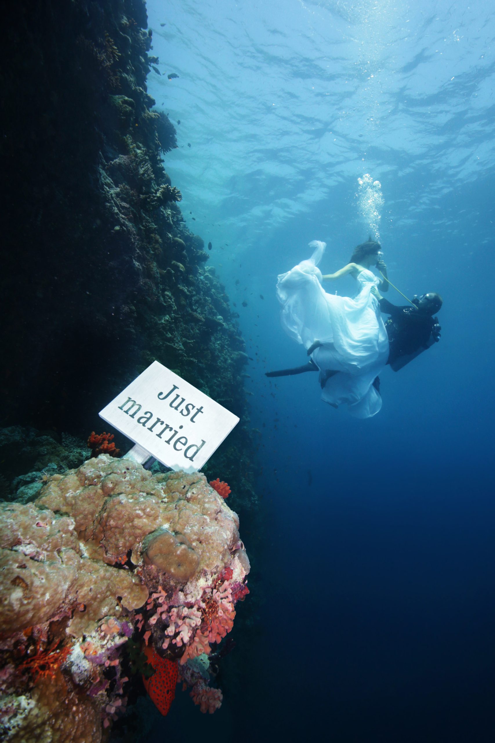 Anantara Kihavah Maldives Villas Resort - Baa Atoll, Maldives - Underwater Wedding
