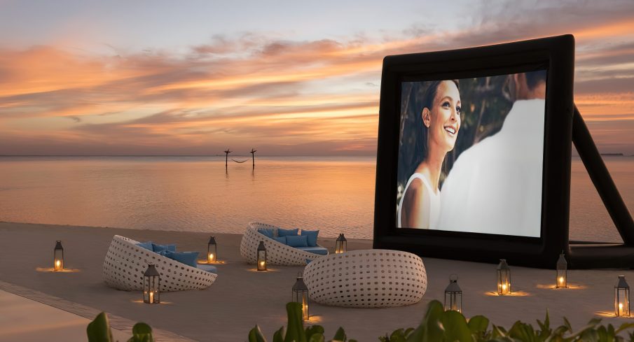 Anantara Thigu Maldives Resort - South Male Atoll, Maldives - Beach Movie Sunset