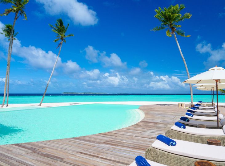 Baglioni Resort Maldives - Maagau Island, Rinbudhoo, Maldives - Infinity Pool Deck Ocean View