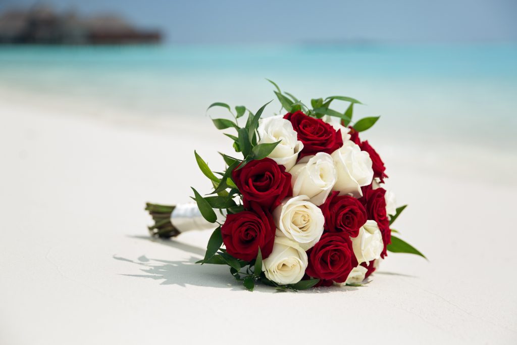 Anantara Kihavah Maldives Villas Resort - Baa Atoll, Maldives - Beach Wedding Bouquet