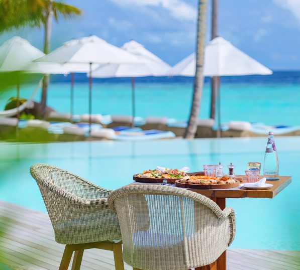 Baglioni Resort Maldives - Maagau Island, Rinbudhoo, Maldives - Pool Bar Dining Ocean View