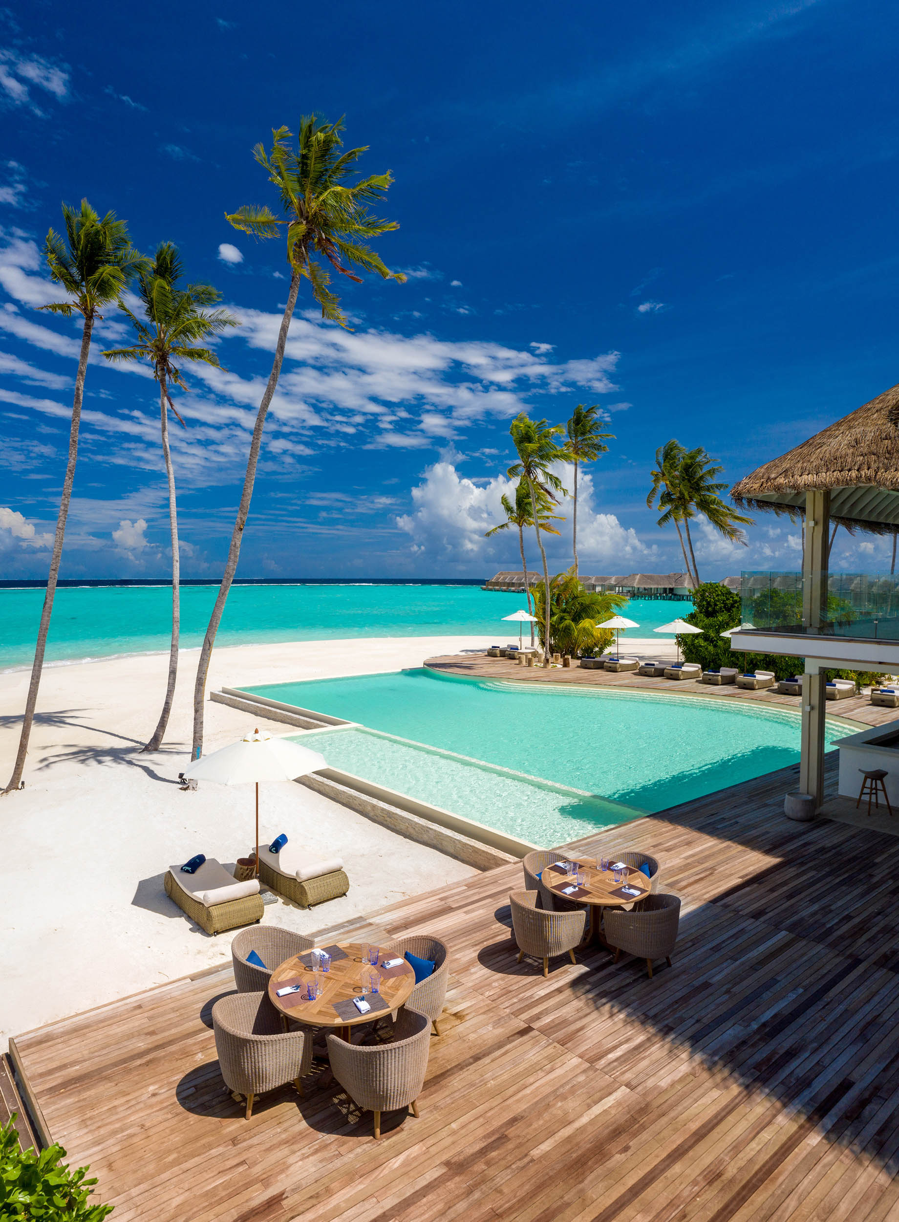 Baglioni Resort Maldives – Maagau Island, Rinbudhoo, Maldives – Pool Bar Deck Ocean View