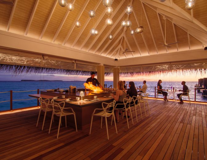 Baglioni Resort Maldives - Maagau Island, Rinbudhoo, Maldives - Umami Restaurant Sunset Dining