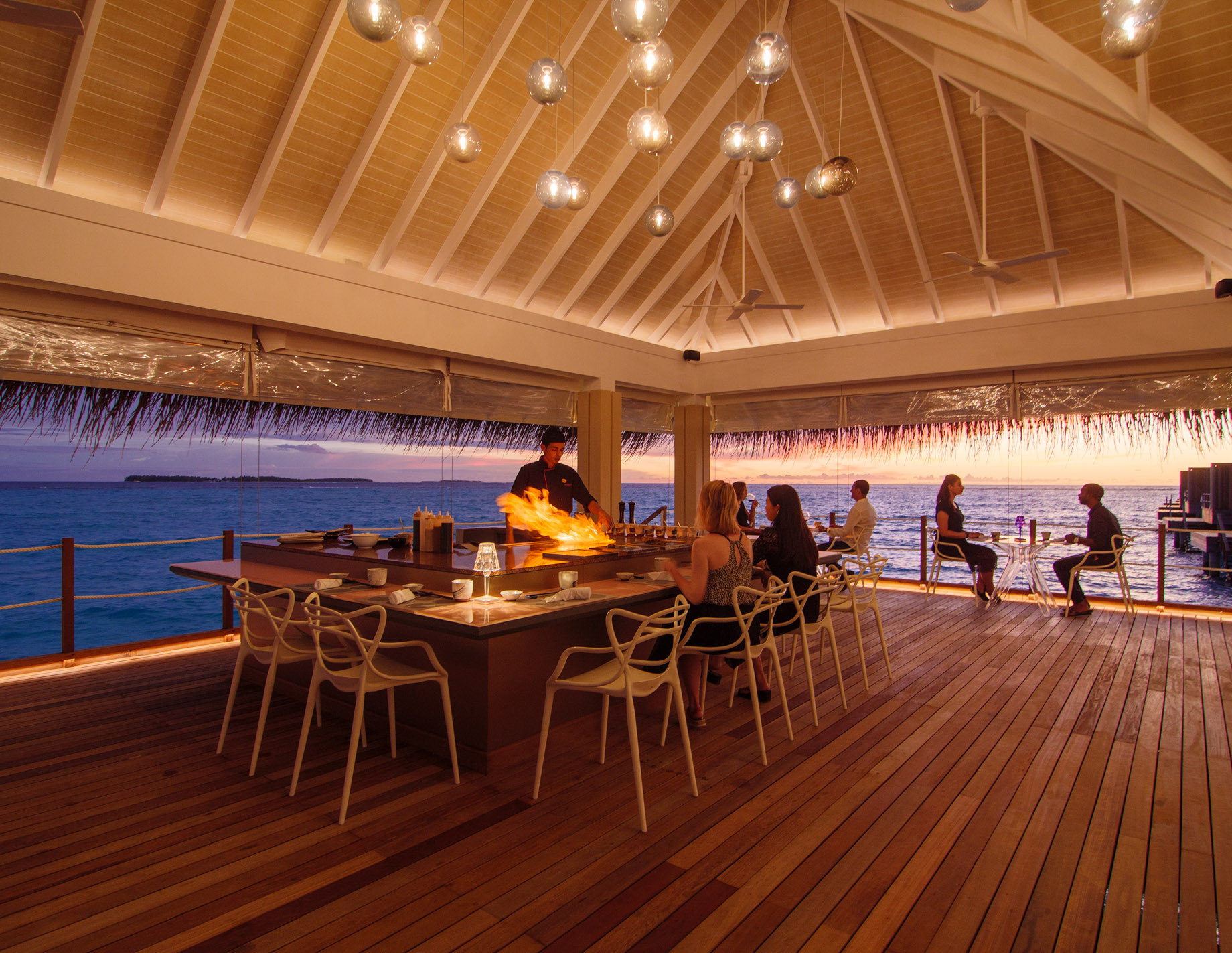 Baglioni Resort Maldives – Maagau Island, Rinbudhoo, Maldives – Umami Restaurant Sunset Dining