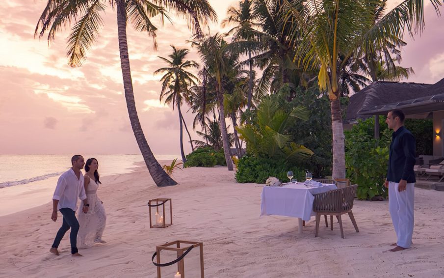 Baglioni Resort Maldives - Maagau Island, Rinbudhoo, Maldives - Beach Dining Ocean View Sunset