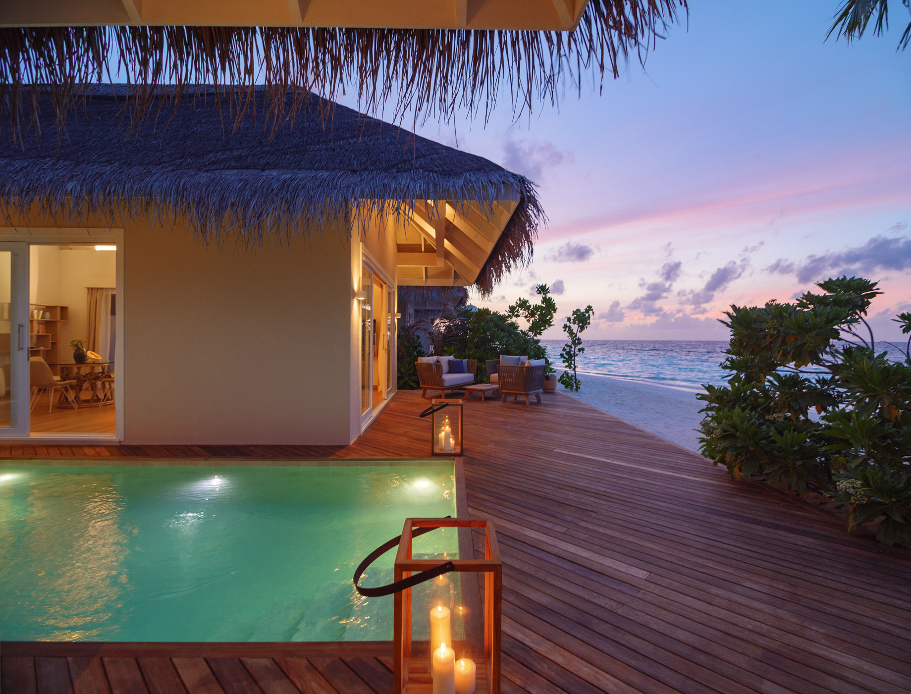 Baglioni Resort Maldives - Maagau Island, Rinbudhoo, Maldives - Beach Villa Ocean View Sunset