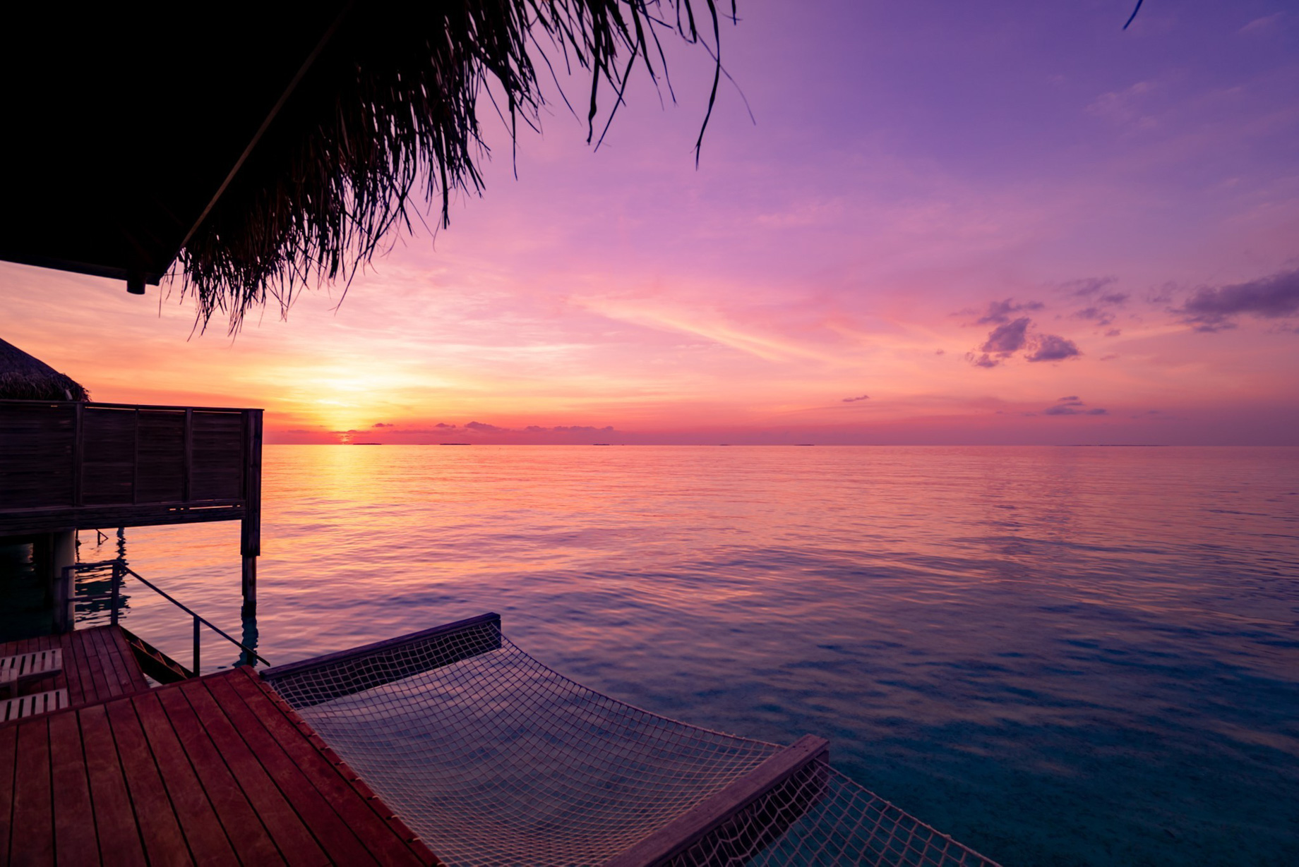 Anantara Kihavah Maldives Villas Resort - Baa Atoll, Maldives - Ocean View Sunset