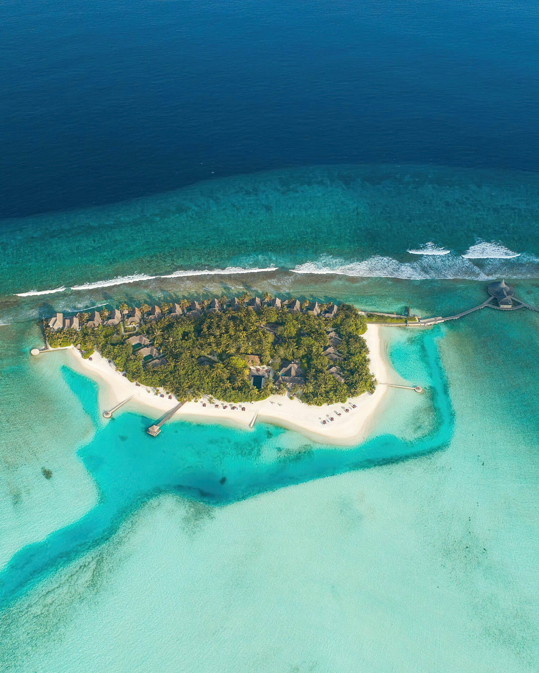 Naladhu Private Island Maldives Resort – South Male Atoll, Maldives – Aerial View