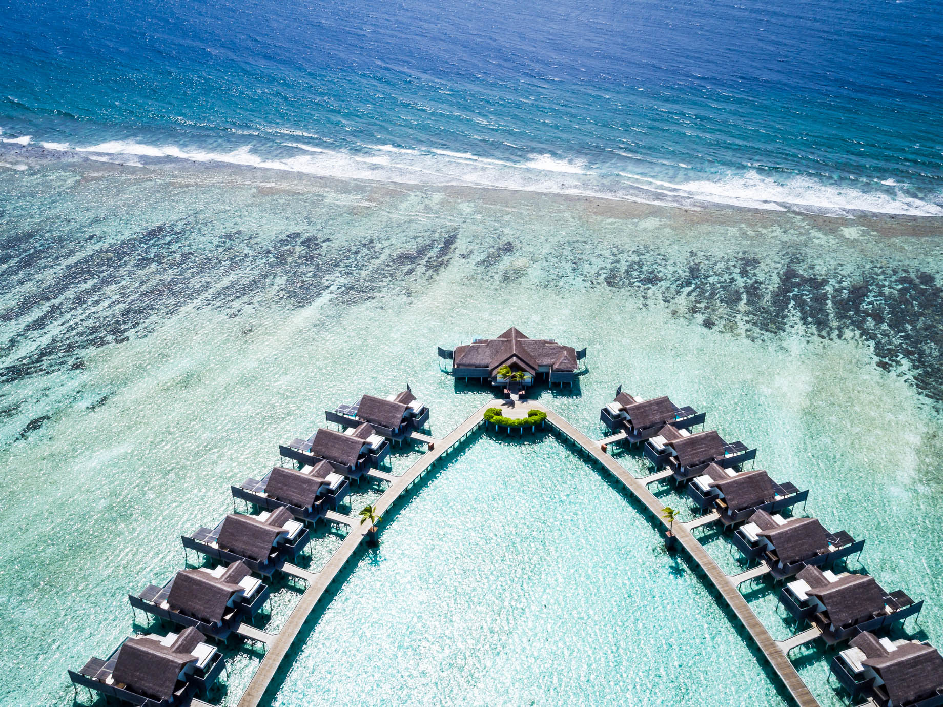 Niyama Private Islands Maldives Resort – Dhaalu Atoll, Maldives – Aerial View