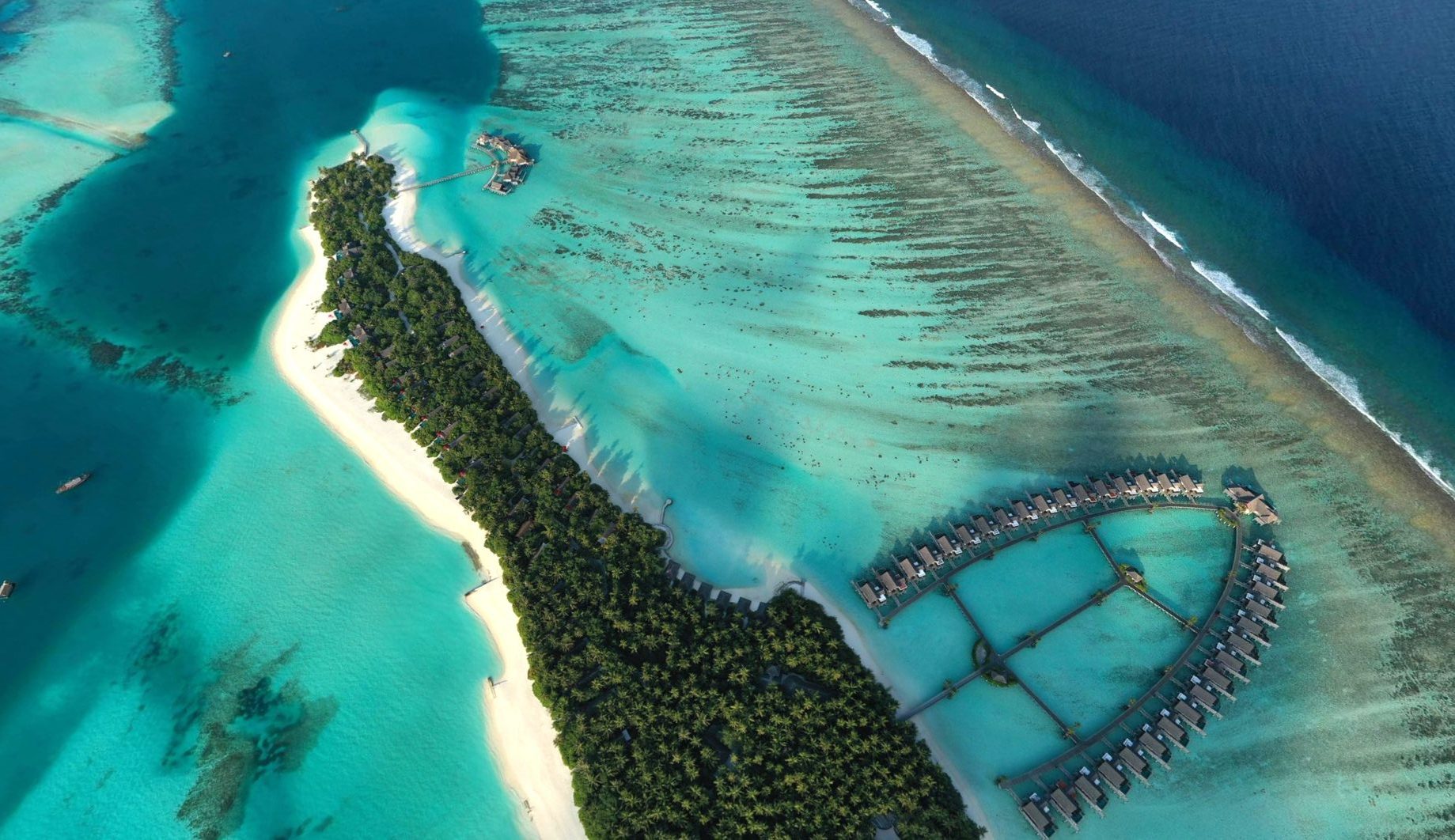 Niyama Private Islands Maldives Resort – Dhaalu Atoll, Maldives – Aerial View