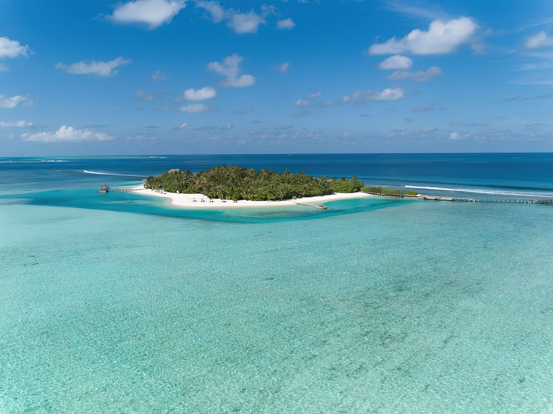 Naladhu Private Island Maldives Resort – South Male Atoll, Maldives – Private Island Aerial View