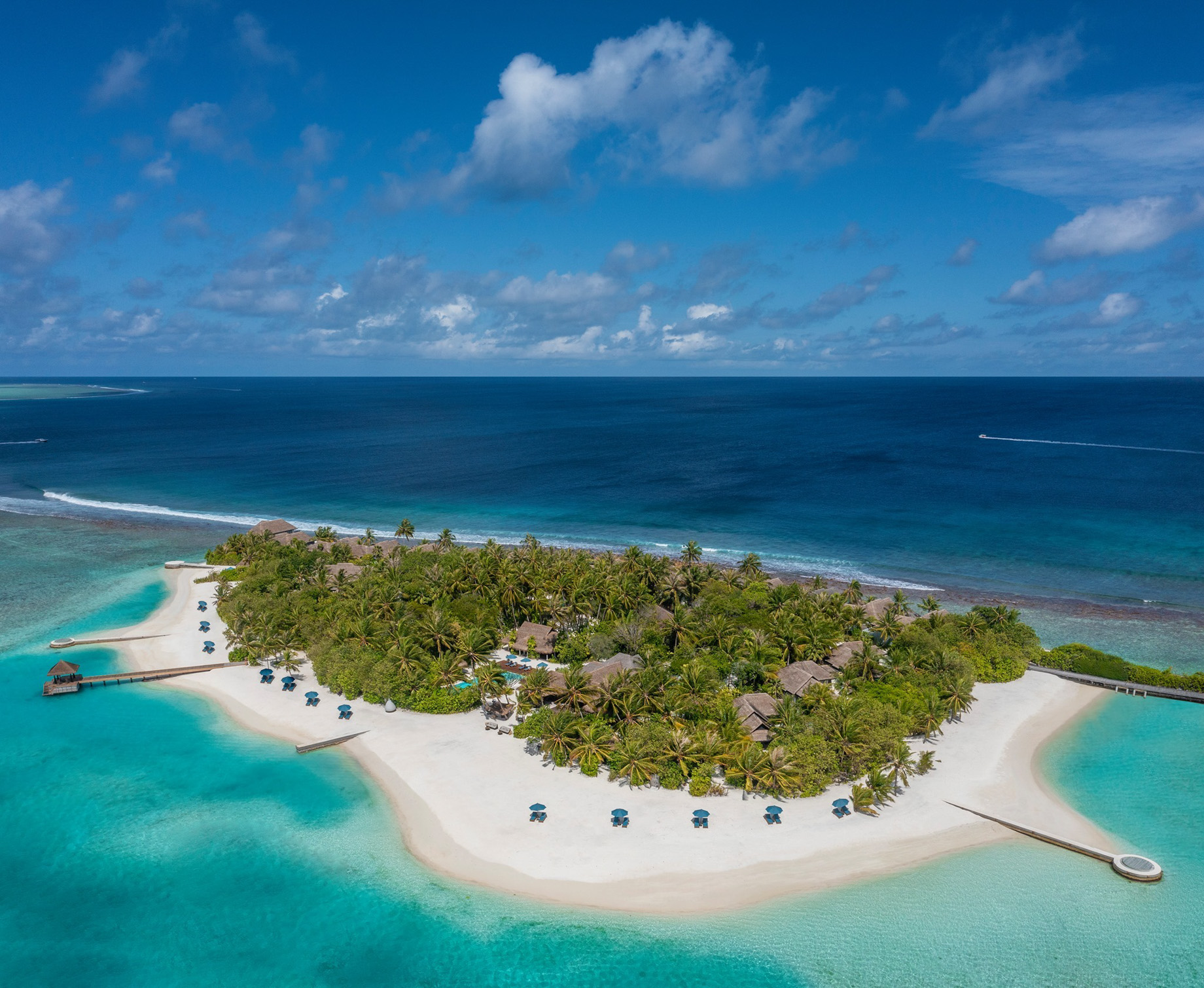 Naladhu Private Island Maldives Resort - South Male Atoll, Maldives - Private Island Resort Aerial View