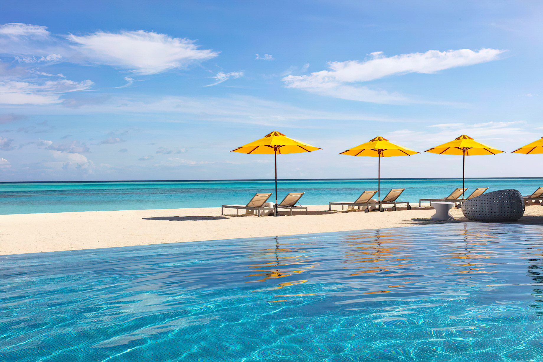 Niyama Private Islands Maldives Resort – Dhaalu Atoll, Maldives – Dune Beach Club Pool Ocean View