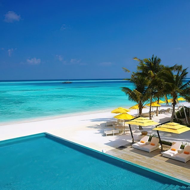 Niyama Private Islands Maldives Resort - Dhaalu Atoll, Maldives - Infinity Pool Deck Ocean View