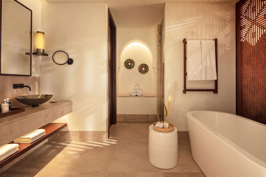 Anantara Sahara Tozeur Resort & Villas - Tozeur, Tunisia - Deluxe Garden View Suite Bathroom